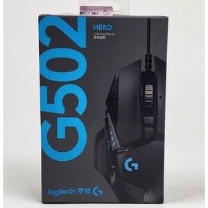 Logitech G502 HERO Gaming Mouse RGB Wired + 25K DPI Adjustable Weights